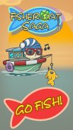 Fishing Games-Fisher Cat Saga！ screenshot 1