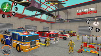 Fireman 2024: Fire Truck Games screenshot 0