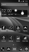 Black And Silver Theme screenshot 1