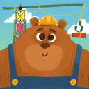 Mr. Bear & Friends: Construction Puzzle for Kids Icon