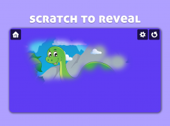 Dinosaur Scratch & Color for kids & toddlers screenshot 8
