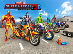 Superhero GT Bike Racing Stunt screenshot 4