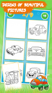 Boyama kitabı Çocuk: arabalar screenshot 2