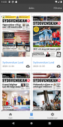 Sydsvenskan E-tidning screenshot 0