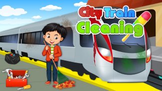 City Train Cleaning Game screenshot 0