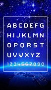 Galaxy Space Font Samsung FlipFont,Cool Fonts Free screenshot 1