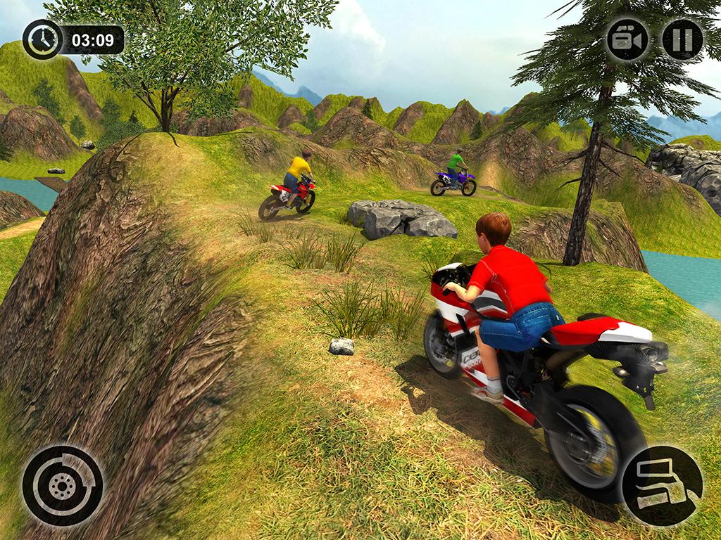 Kids Downhill Mountain Motorbike Riding - Загрузить APK для Android |  Aptoide