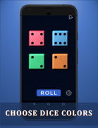 Dice rolling - 3D dice roller screenshot 0