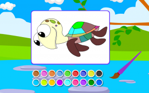 Coloring Game-Happy Turtles screenshot 6