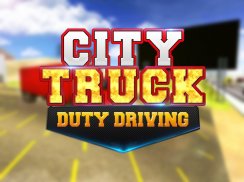 City Truck Duty Driving Sim 3D screenshot 9