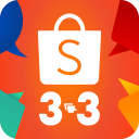 Shopee 3.3 Mega Shopping Sale Icon