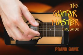Play the guitar master prank game screenshot 1