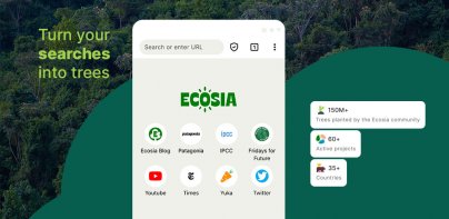 Ecosia: Browse to plant trees