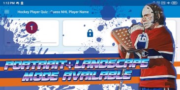 hockey player quiz screenshot 1