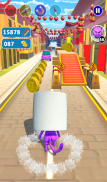 Cat Toilet Paper Running Adventure – Subway Game screenshot 5