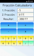 Fracción de la calculadora screenshot 1