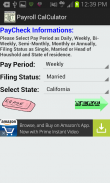 Accurate Paycheck Calculator screenshot 1