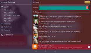 phonostar Radio-App,  Recorder und Podcasts screenshot 6