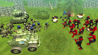 Stickman Tank Battle Simulator screenshot 0
