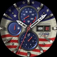 S4U RC ONE - USA watch face screenshot 0