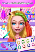 Colorful Braids Hairstyle Game screenshot 0