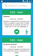 Halal Check(العدد الإلكتروني والمكونات) screenshot 1
