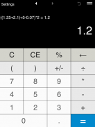 Calculator with parentheses screenshot 2