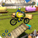 Stunt Motocross Rider Icon