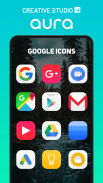 Aura Icon Pack - Rounded Square Icons screenshot 2