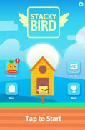 Stacky Bird: فرط عارضة لعبة الطائر الطائر screenshot 5