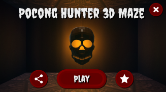 Pocong Hunter 3D Maze - Indonesian Horror 3D Game screenshot 5