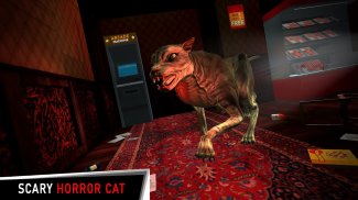 Scary cat horror cartoon house screenshot 3