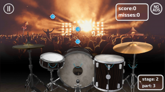 Drums permainan nyata screenshot 2
