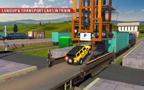 Robo Car Transform: Train Transport Smart Crane 3D screenshot 9