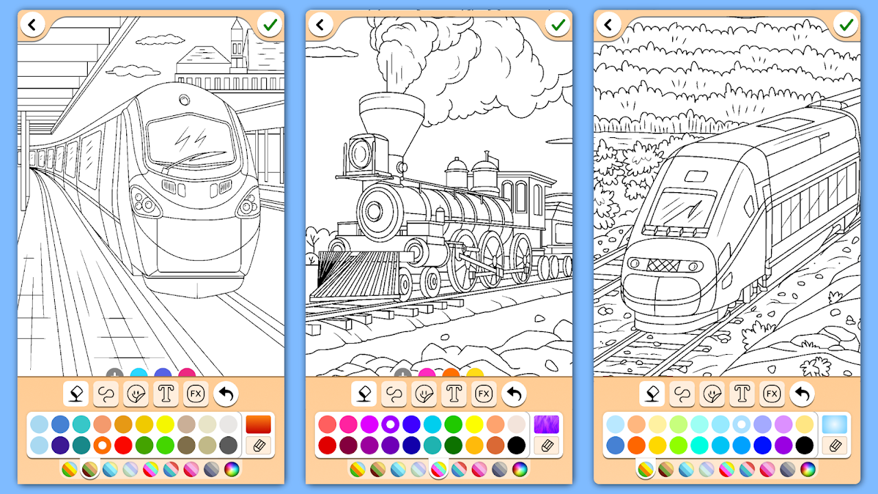 Download do APK de Spider Train Coloring book para Android