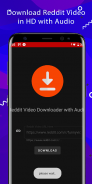 Video Downloader with Audio for Reddit screenshot 0