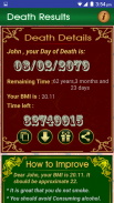 Death Date Calculator Clock screenshot 2