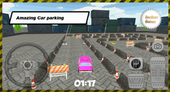 rosafarbene Auto Parkplatz screenshot 2