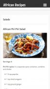 African Recipes ! screenshot 1