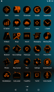 Black and Orange Icon Pack ✨Free✨ screenshot 1