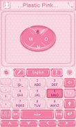 Plastic Pink GO Keyboard Theme screenshot 6