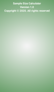 Sample Size Calculator screenshot 0