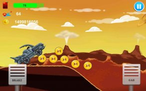 Uphill Racing Car & Hill Climbe 2D screenshot 7