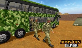 Xe buýt quân đội lái xe - vận chuyển huấn luyện screenshot 15