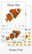 Clown Fish Live Keyboard Theme screenshot 2