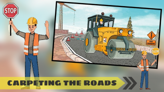 Highway road construction game screenshot 1