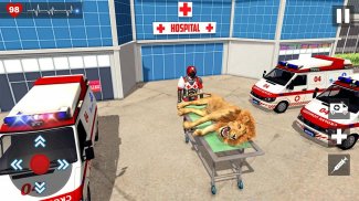 انقاذ الحيوانات لعبة طبيب روبوت 3D screenshot 3