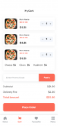 eFood - Food Delivery App (Dem screenshot 1