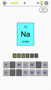 Elementos químicos e tabela periódica: Nomes teste screenshot 0