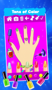 Nail Drawing Book For Kids - Beauty Coloring Book screenshot 0